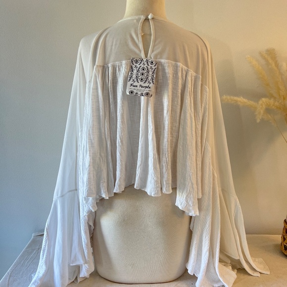 NWT Free People white blouse - Picture 3 of 8